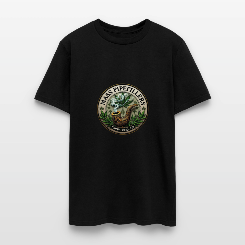 MASS PIPEFILLERS UNION LOCAL 420 Men's T-Shirt - black