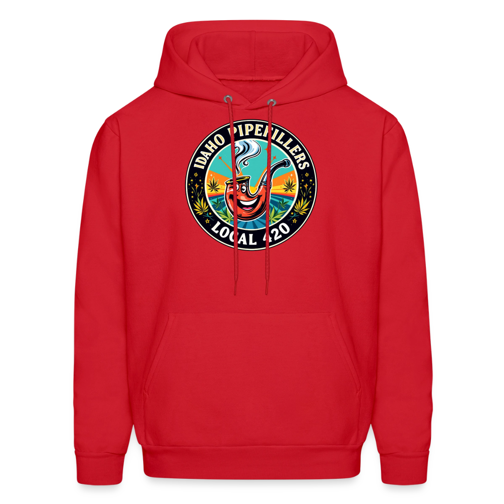 IDAHO PIPEFILLERS LOCAL 420 F/B DESIGN Men's Hoodie - red