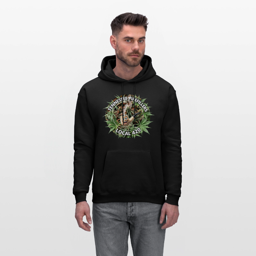 TENNESSEE PIPEFILLERS LOCAL 420 Men's  Hoodie - black