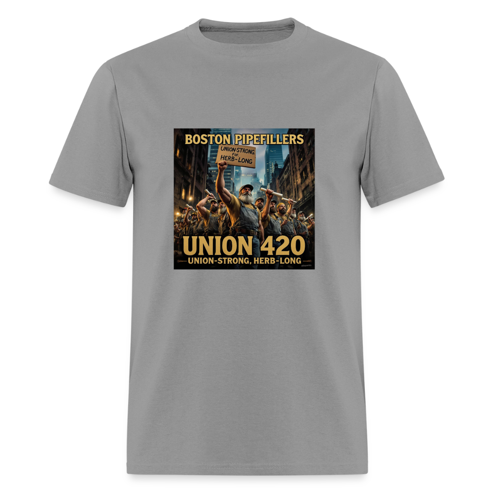 NEW ENGLAND PIPEFILLERS UNION 420 Men's T-Shirt - rock