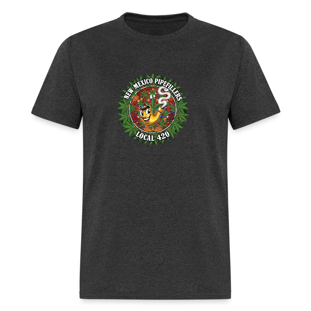 NEW MEXICO PIPEFILLERS LOCAL 420 MEN'S T-Shirt - heather black