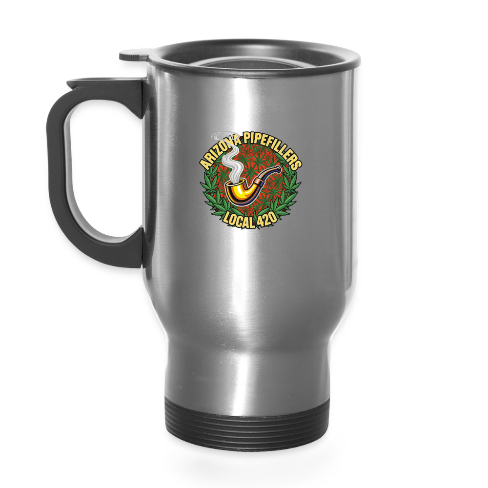 ARIZONA PIPEFILLERS LOCAL 420 40oz stainless Steel Travel Mug - silver
