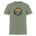 MAINE PIPEFILLERS LOCAL 420 2 EMBLEM Men's T-Shirt - military green
