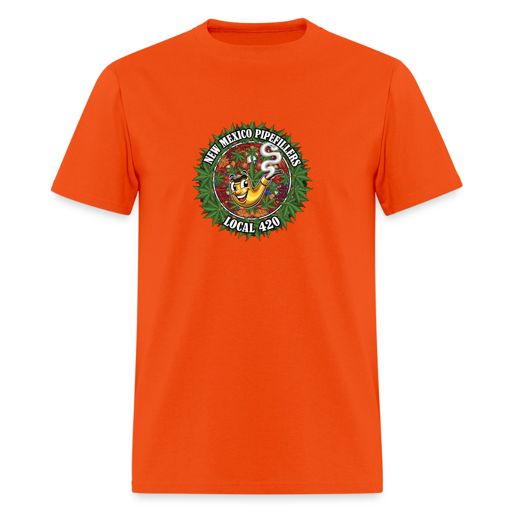NEW MEXICO PIPEFILLERS LOCAL 420 MEN'S T-Shirt - orange