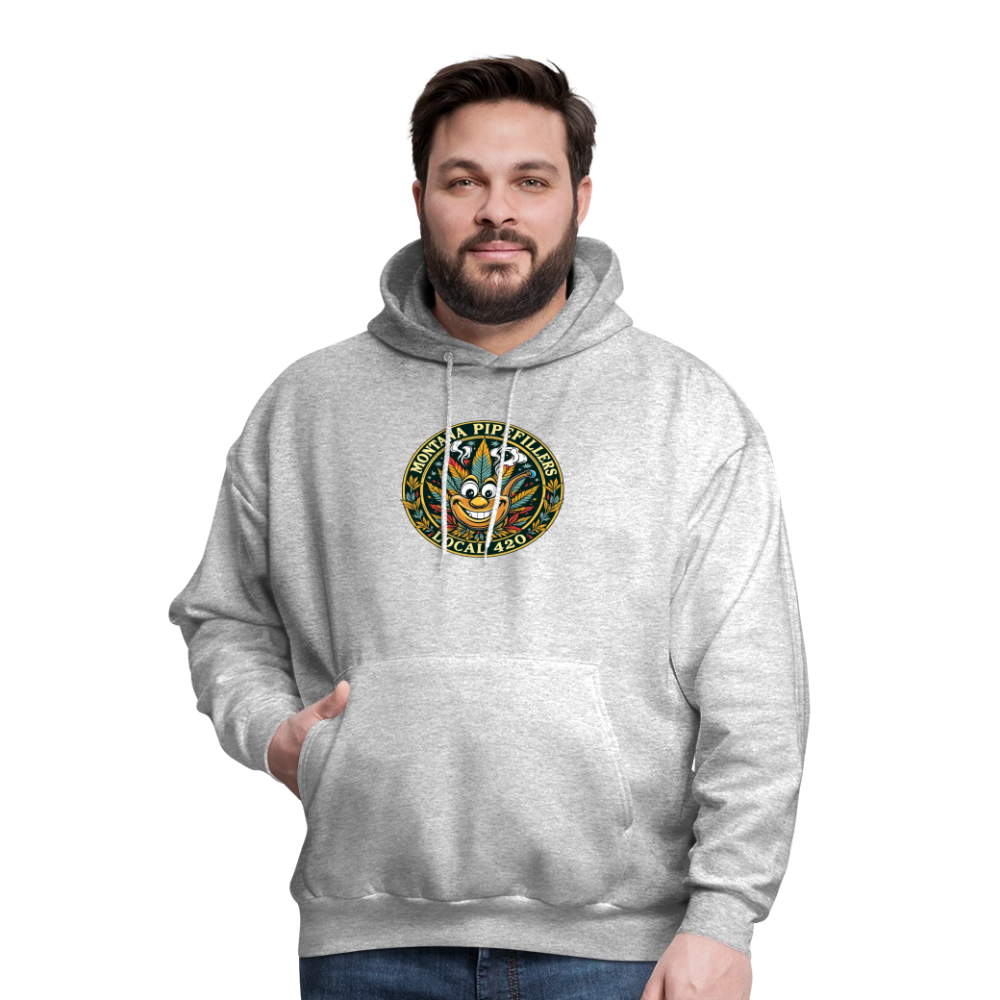 MONTANA PIPEFILLERS LOCAL 420 Men's Hoodie - heather gray