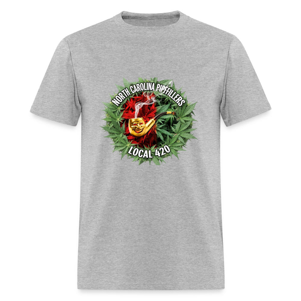 NORTH CAROLINA PIPEFILLERS LOCAL 420 Men's T-Shirt - heather gray