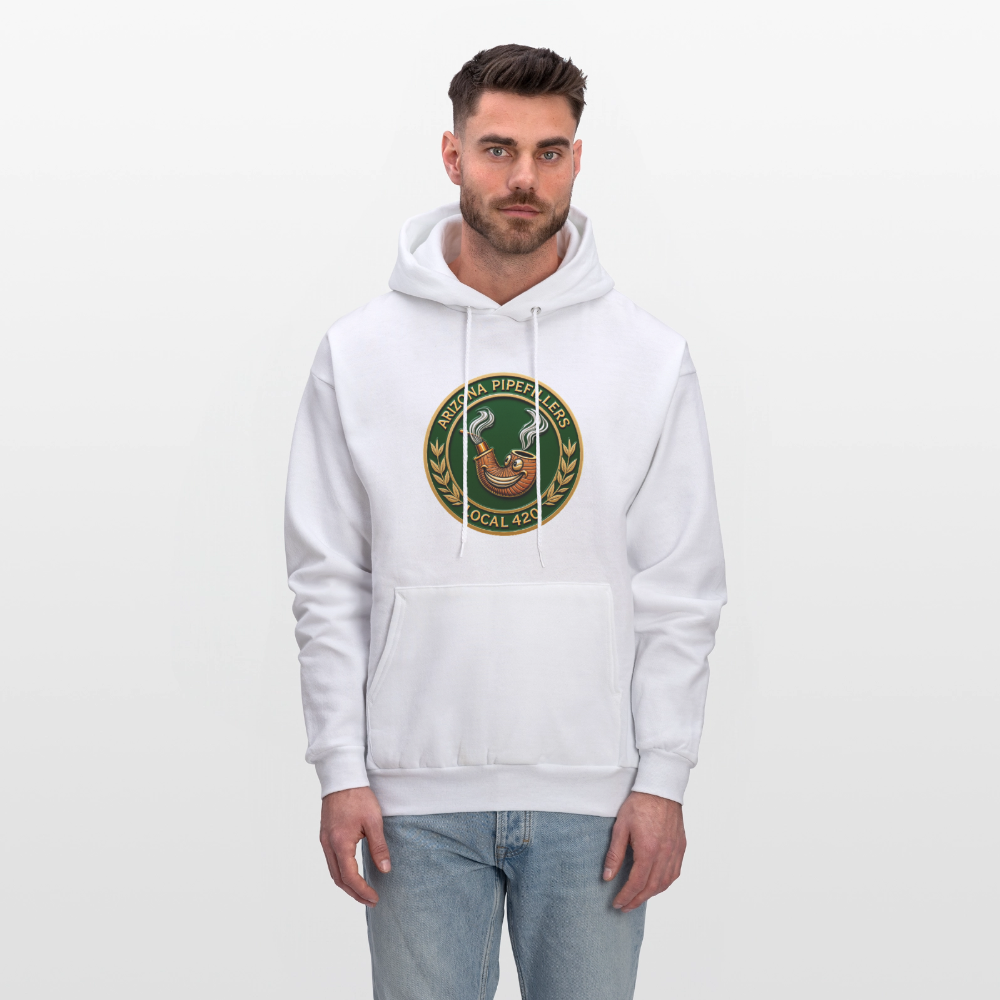 ARIZONIA PIPEFILLERS LOCAL 420 Men's Hoodie - white