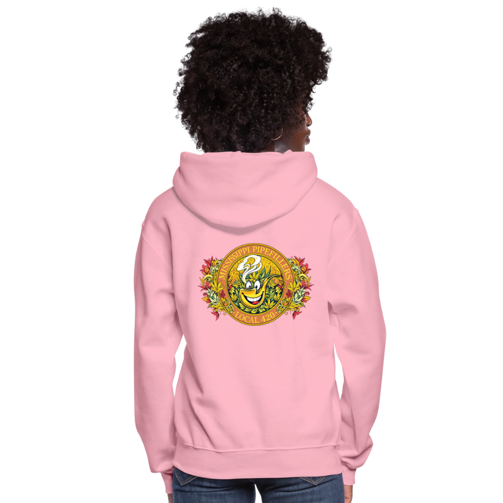 MISSISSIPPI PIPEFILLERS LOCAL 420 F/B DESIGNS Hoodie Women's Hoodie - classic pink
