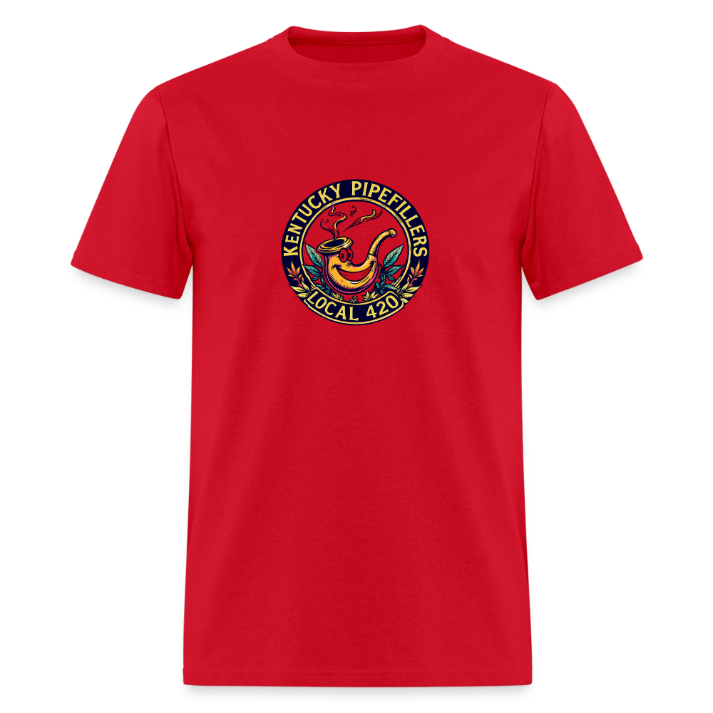 KENTUCKY  PIPEFILLERS LOCAL 420 Men's T-Shirt - red