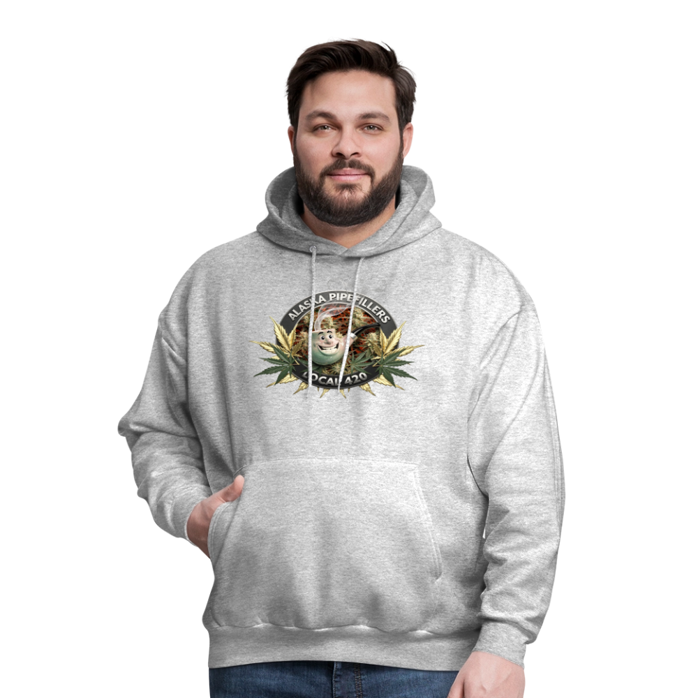ALASKA  PIPEFILLERS LOCAL 420 F/B DESIGN Men's Hoodie - heather gray
