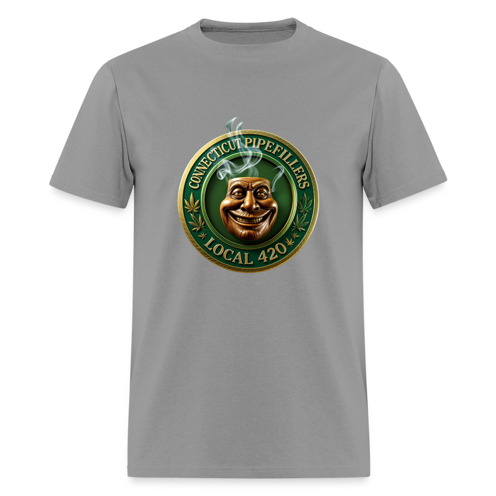 CONNECTICUT PIPEFILLERS LOCAL 420 F/B DESIGN Men's T-Shirt - rock