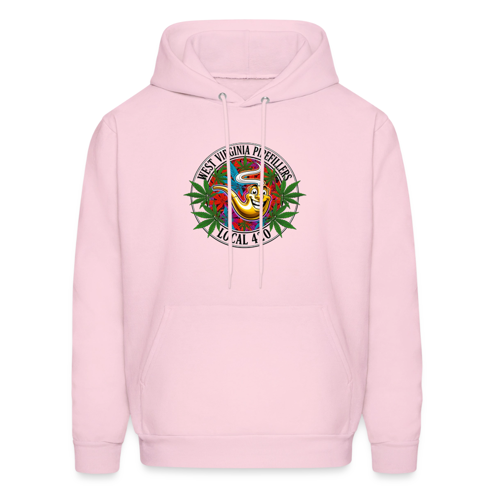 WEST VIRGINIA  PIPEFILLERS LOCAL 420 Men's Hoodie - pale pink