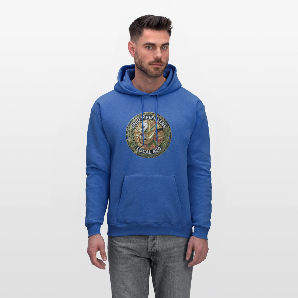 OHIO PIPEFILLERS LOCAL 420  F/B DESIGNS Men's Hoodie - royal blue