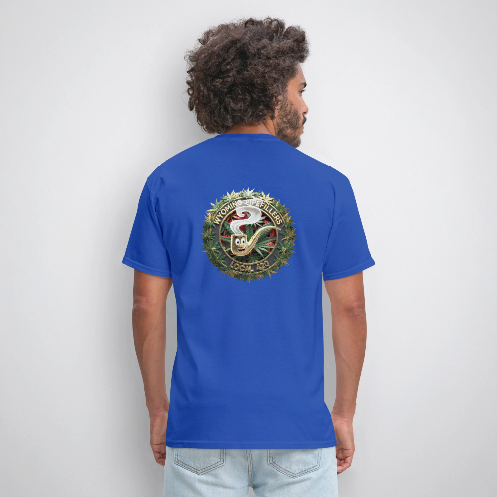 WYOMING PIPEFILLERS LOCAL 420 F/B DESIGN Men's Hoodie - royal blue