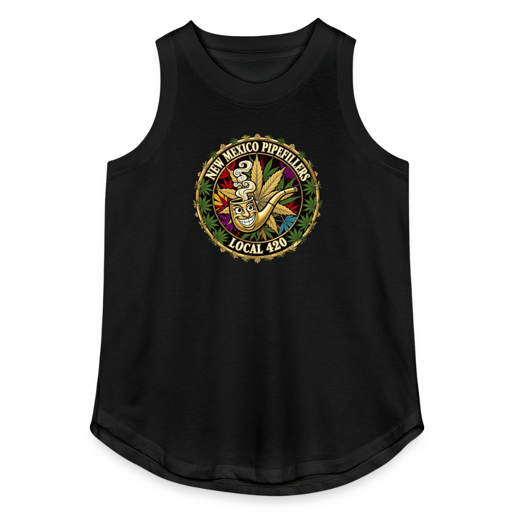 NEW MEXICO PIPEFILLERS LOCAL 420 Women's Relaxed Tank Top - black