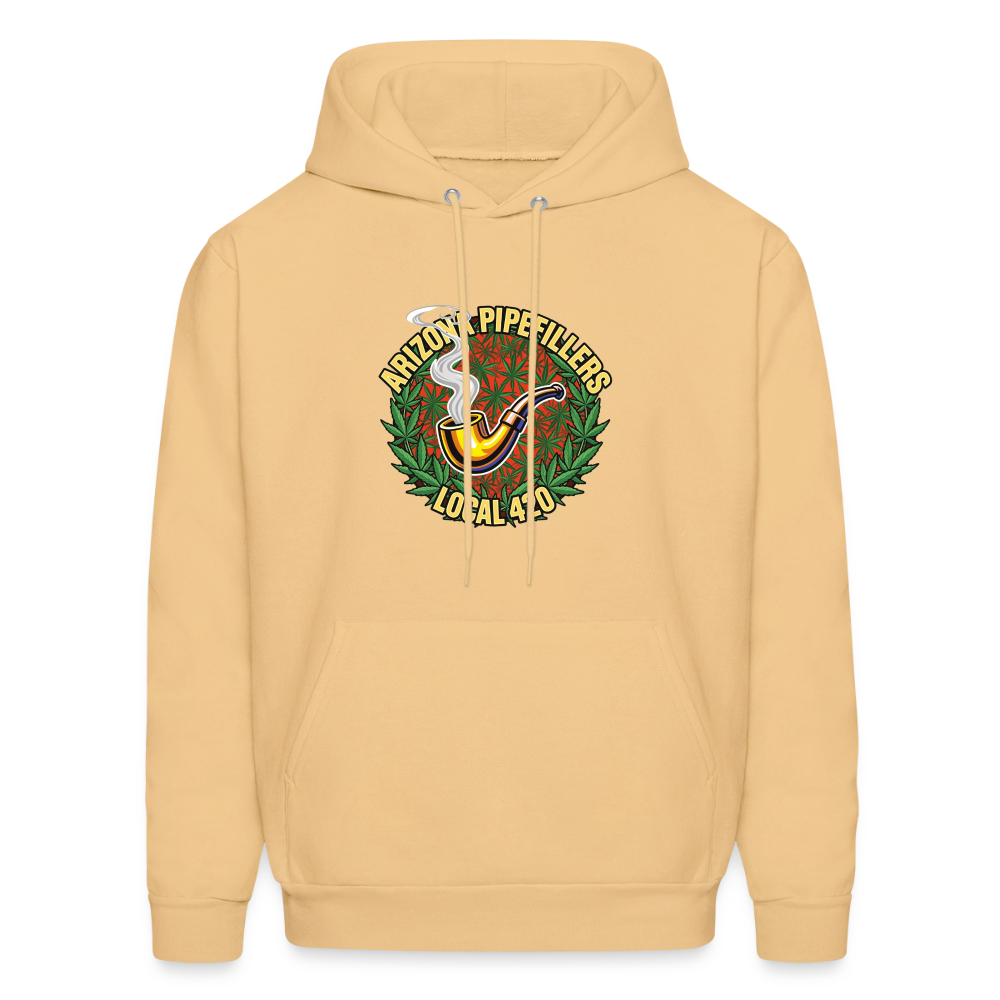 ARIZONA PIPEFILLERS LOCAL 420 F/B DESIGN Men's Hoodie - light gold 