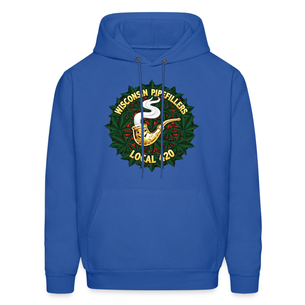 WISCONSIN PIPEFILLERS LOCAL 420 Men's Hoodie - royal blue