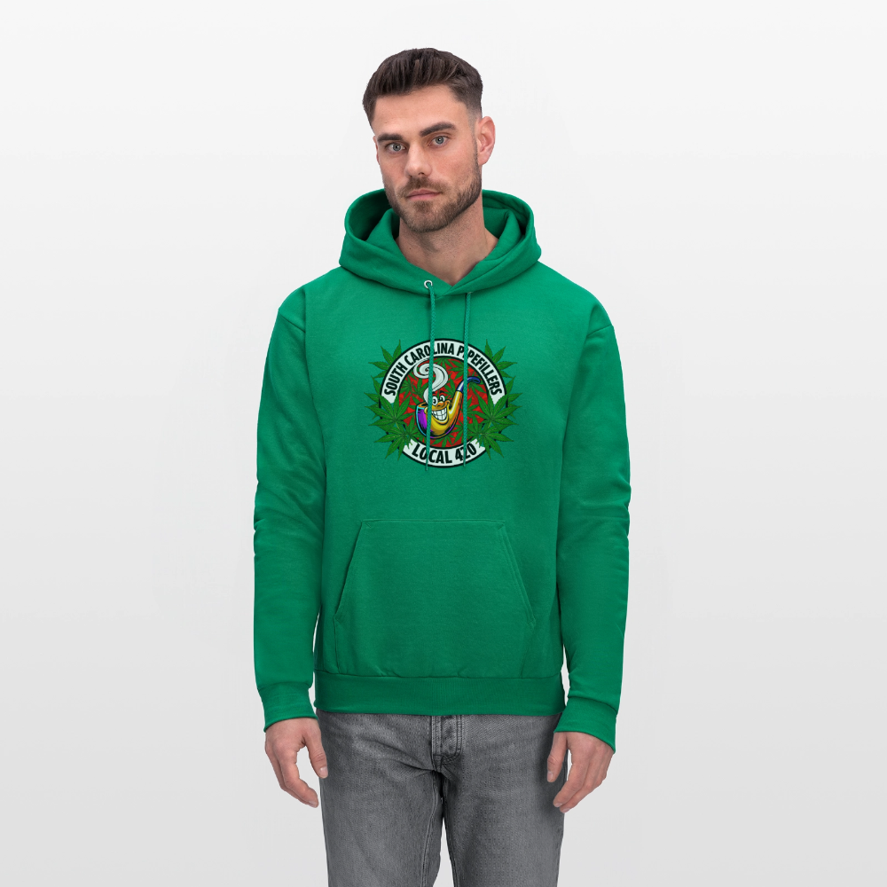 SOUTH CAROLINA PIPEFILLERS LOCAL 420 F/B DESIGN Men's Hoodie - kelly green