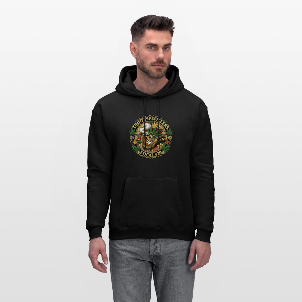 OHIO PIPEFILLERS LOCAL 420 Men's Hoodie - black