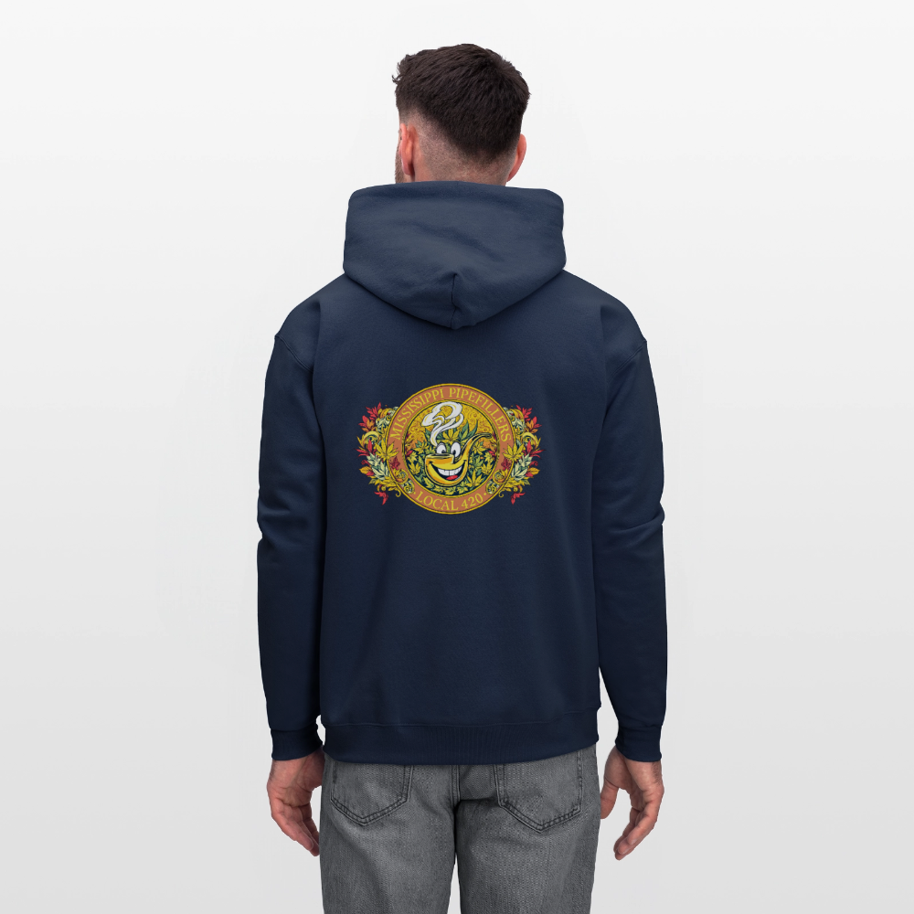 MISSISSIPPI PIPEFILLERS LOCAL 420 F/B DESIGNS Men's Hoodie - navy