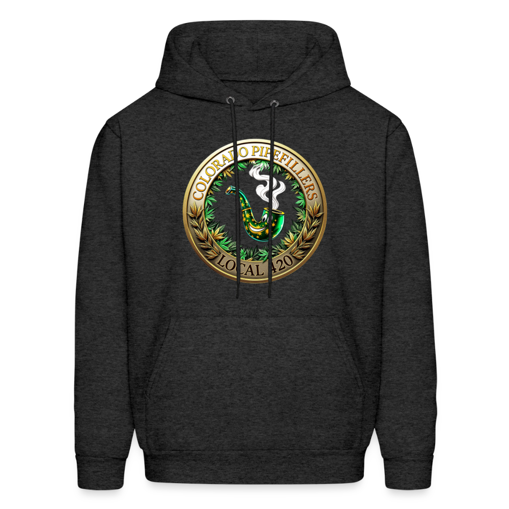 COLORADO PIPEFILLERS LOCAL 420 Men's Hoodie - charcoal grey