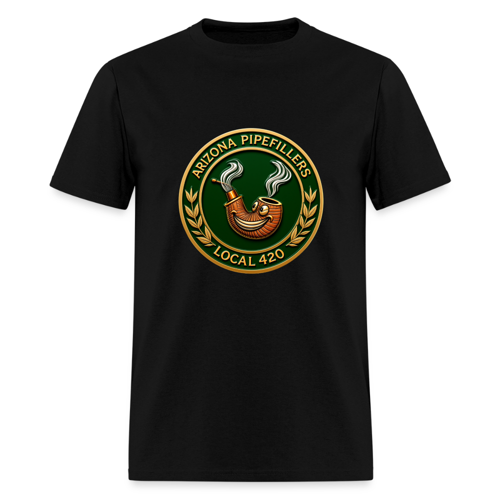 ARIZONIA PIPEFILLERS LOCAL 420 F/B DESIGN Men's T-Shirt - black