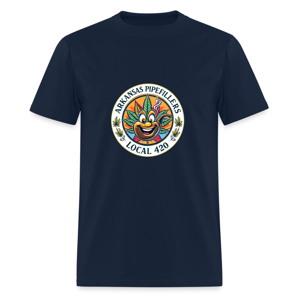 ARKANSAS PIPEFILLERS LOCAL 420 Men's T-Shirt - navy