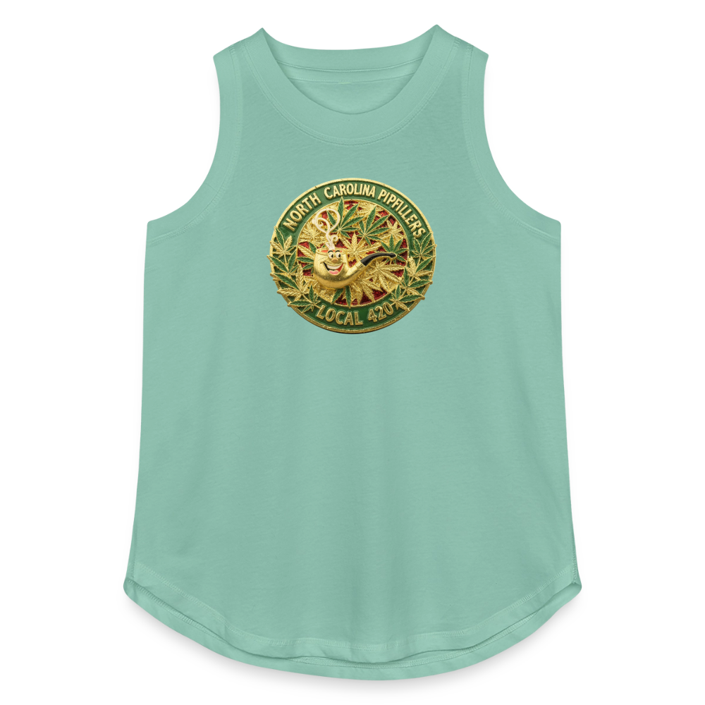 NORTH CAROLINIA PIPEFILLERS LOCAL 420 Women's Relaxed Tank Top - saltwater
