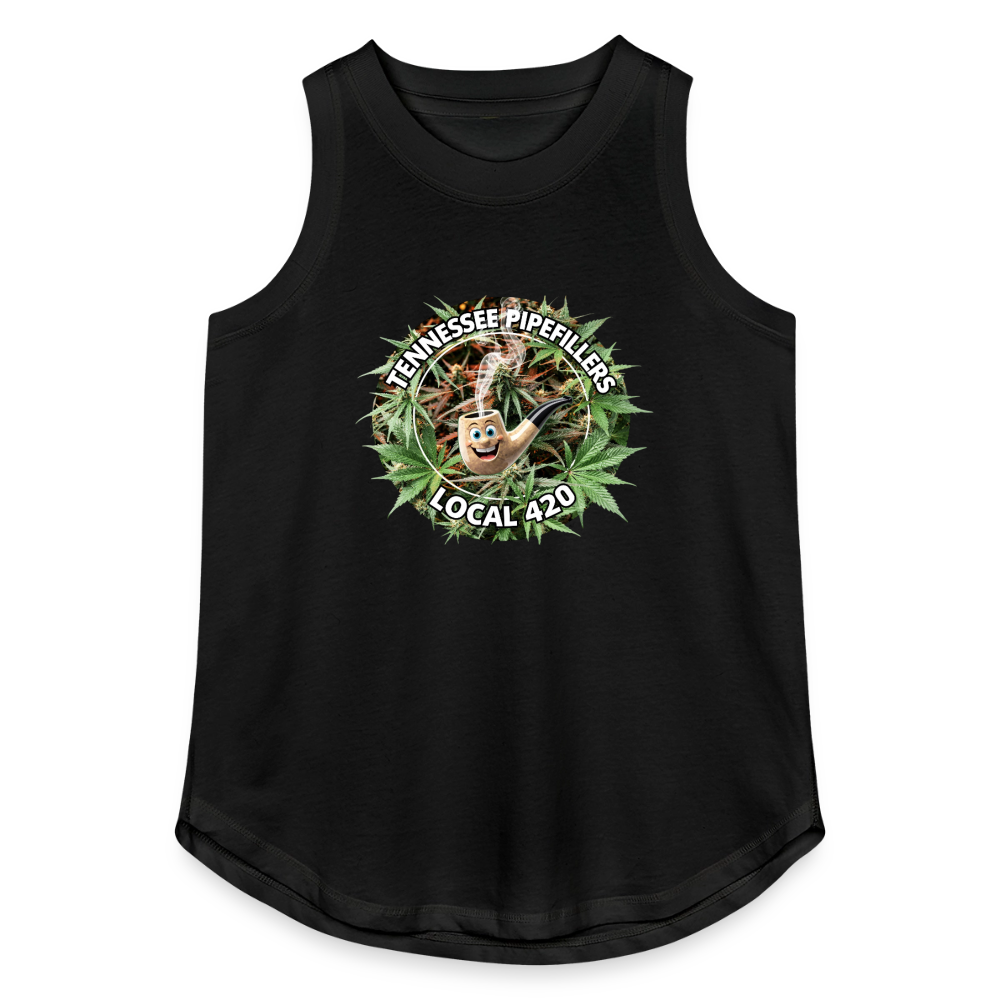 TENNESSEE PIPEFILLERS LOCAL 420 Women's Relaxed Tank Top - black