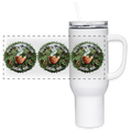 SOUTH CAROLINA PIPEFILLERS LOCAL 420 40oz Stainless Steel Travel Tumbler - white