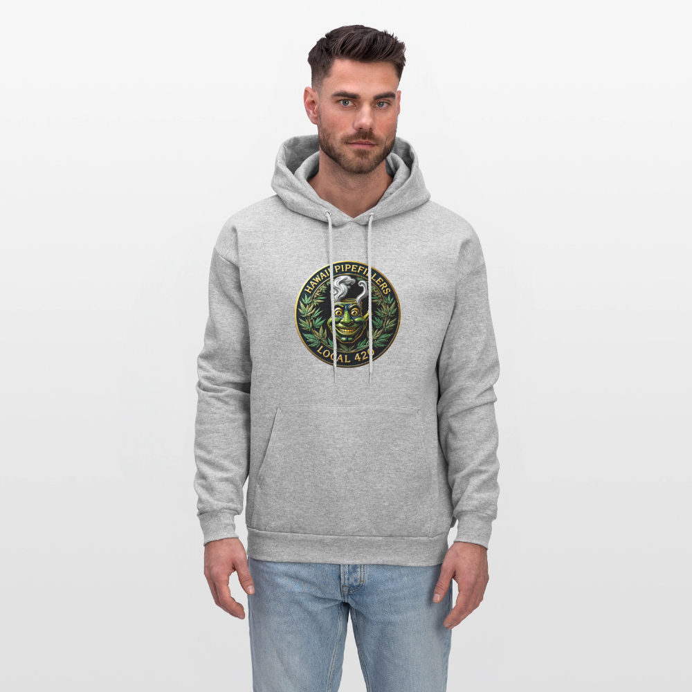 HAWAII PIPEFILLERS LOCAL 420 Men's Hoodie - heather gray