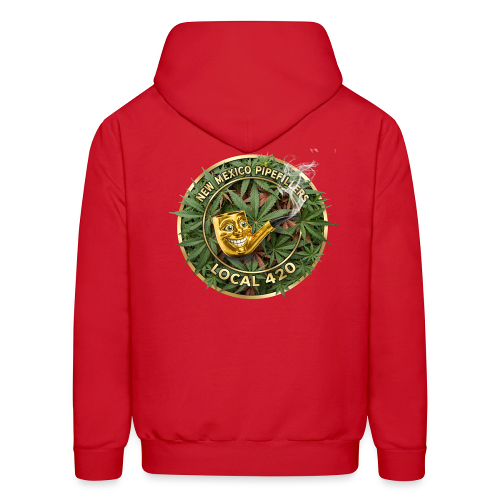 NEW MEXICO PIPEFILLERS LOCAL 420 Men's Hoodie - red