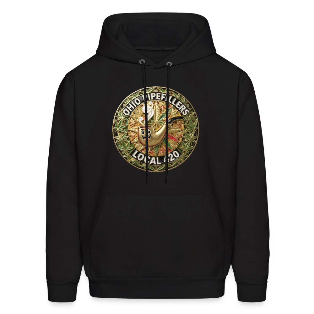 OHIO PIPEFILLERS LOCAL 420  F/B DESIGNS Men's Hoodie - black