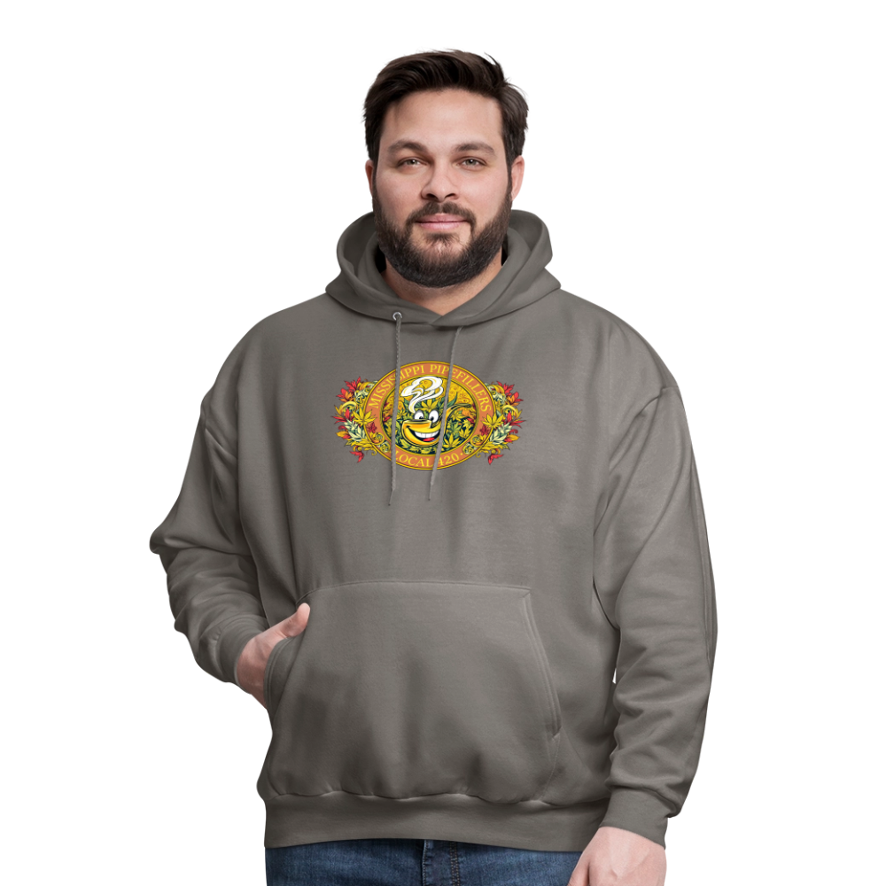 MISSISSIPPI PIPEFILLERS LOCAL 420 F/B DESIGNS Men's Hoodie - asphalt gray