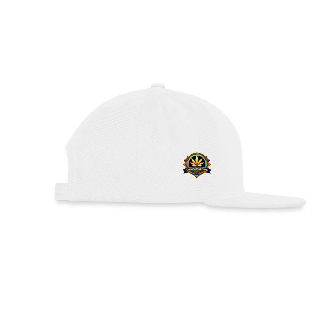 NEW HEMPSHIRE PIPEFILLERS LOCAL 420 Snapback Baseball Cap - white