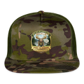 NEW ENGLAND PIPEFILLERS UNION LOCAL 420 "HERBIE THE HERBIVORE" Trucker Hat - MultiCam\green