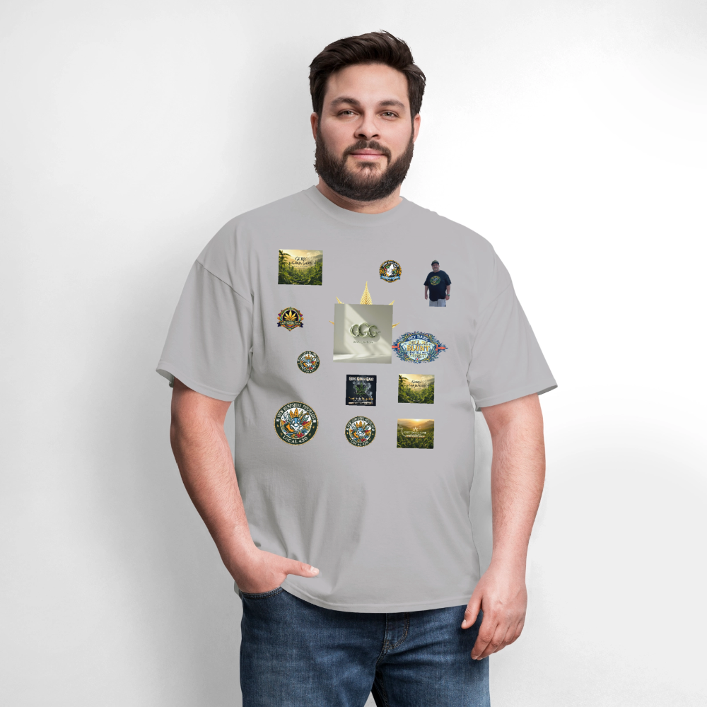 GGG LOGO SHIRT SAMPLES Men's T-Shirt | GILDAN 5000 - rock
