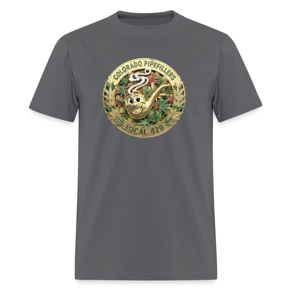 COLORADO PIPEFILLERS LOCAL 420 Men's T-Shirt - charcoal