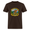 HERBIE HERBIVOR"BRO" US PIPEFILLERS LOCAL 420 Men's T-Shirt - brown