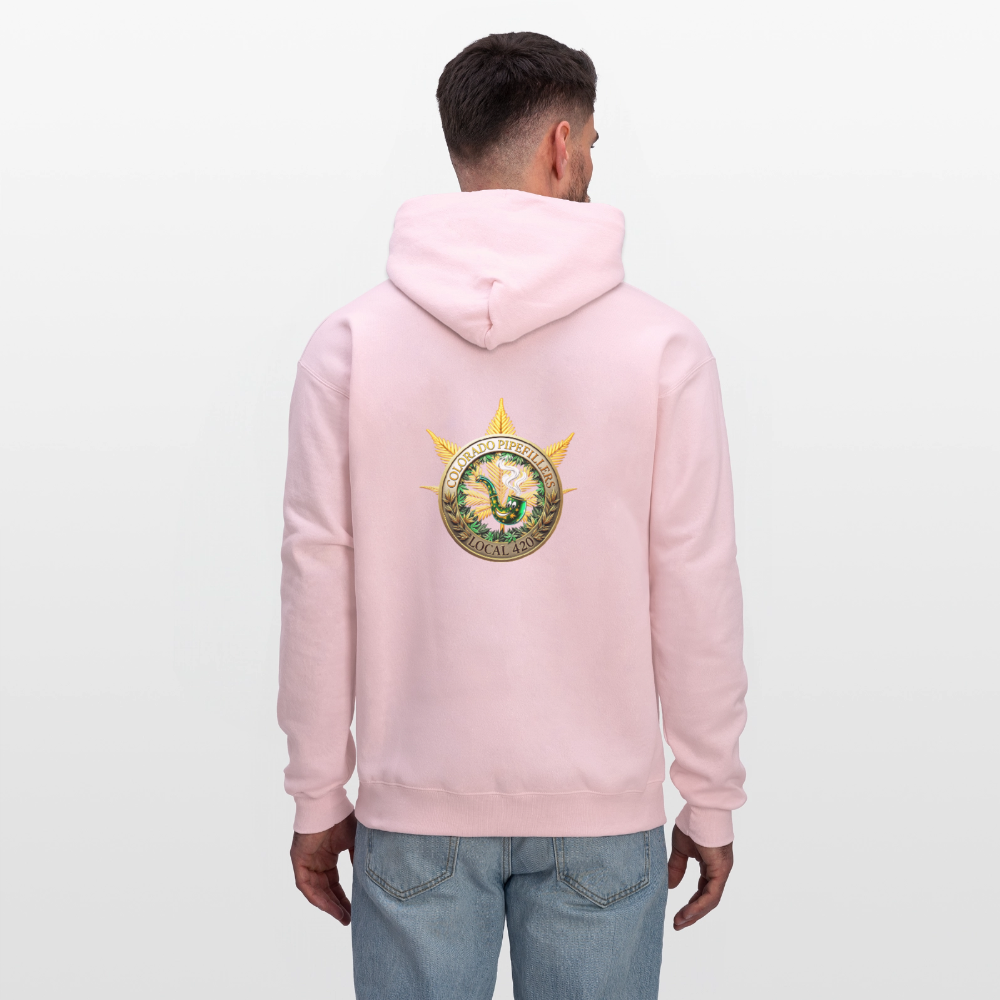 COLORADO PIPEFILLERS LOCAL 420 Men's Hoodie - pale pink