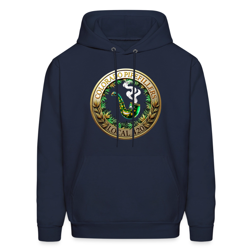 COLORADO PIPEFILLERS LOCAL 420 Men's Hoodie - navy