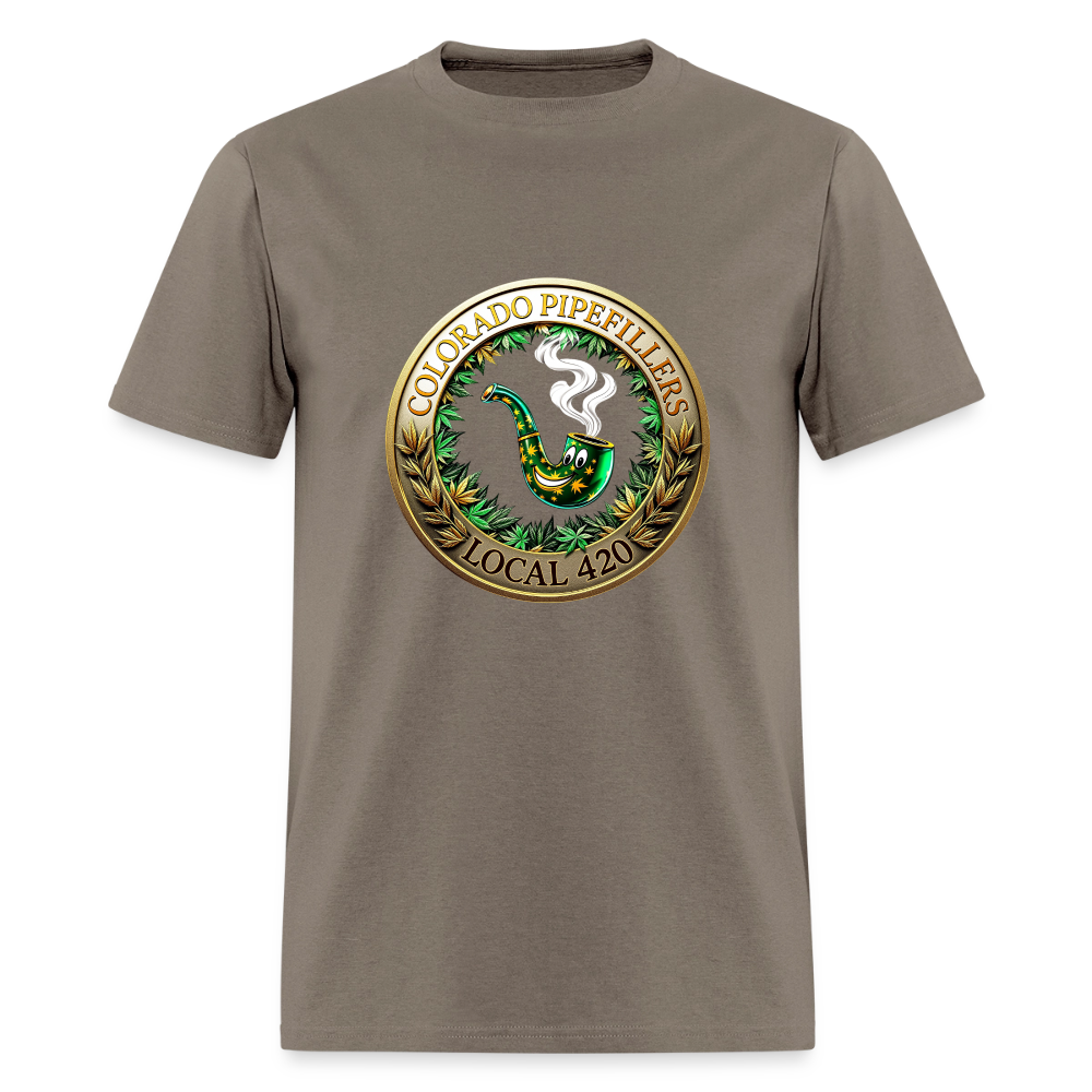 COLORADO PIPEFILLERS LOCAL 420 Men's T-Shirt - safari