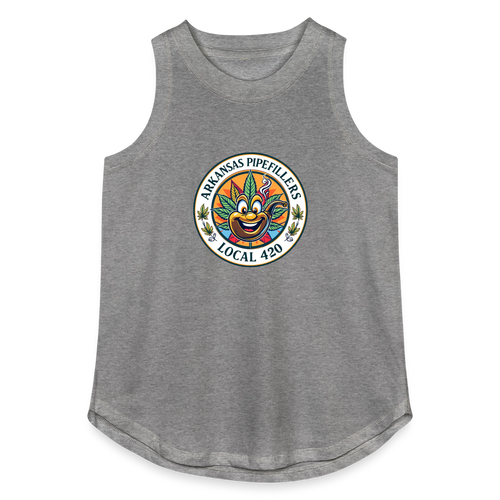 ARKANSAS PIPEFILLERS LOCAL 420 Women's Relaxed Tank Top - granite heather 