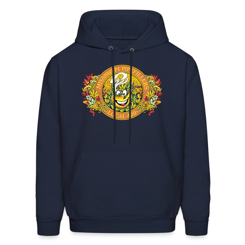 MISSISSIPPI PIPEFILLERS LOCAL 420 F/B DESIGNS Men's Hoodie - navy