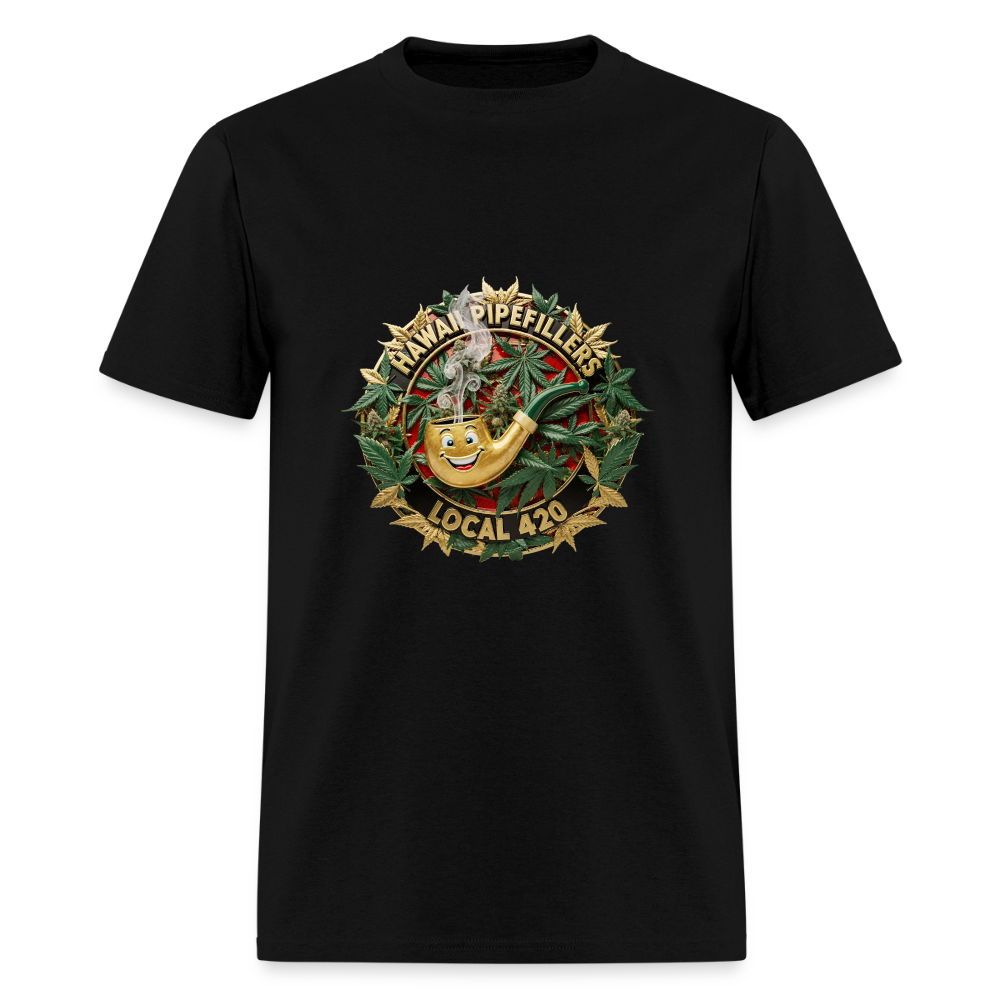 HAWAII PIPEFILLERS LOCAL 420 Men's T-Shirt - black