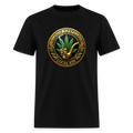 ILLINOIS PIPEFILLERS LOCAL 420 F/B EMBLEMS Men's T-Shirt - black