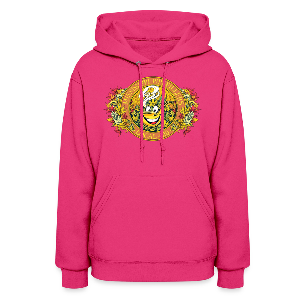 MISSISSIPPI PIPEFILLERS LOCAL 420 F/B DESIGNS Hoodie Women's Hoodie - fuchsia