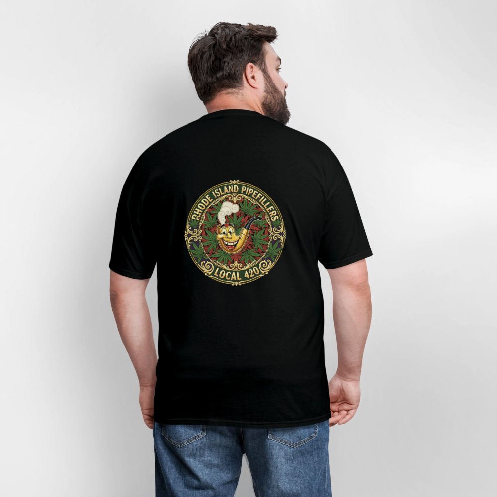 TEXAS PIPEFILLERS LOCAL 420 Men's T-Shirt - black