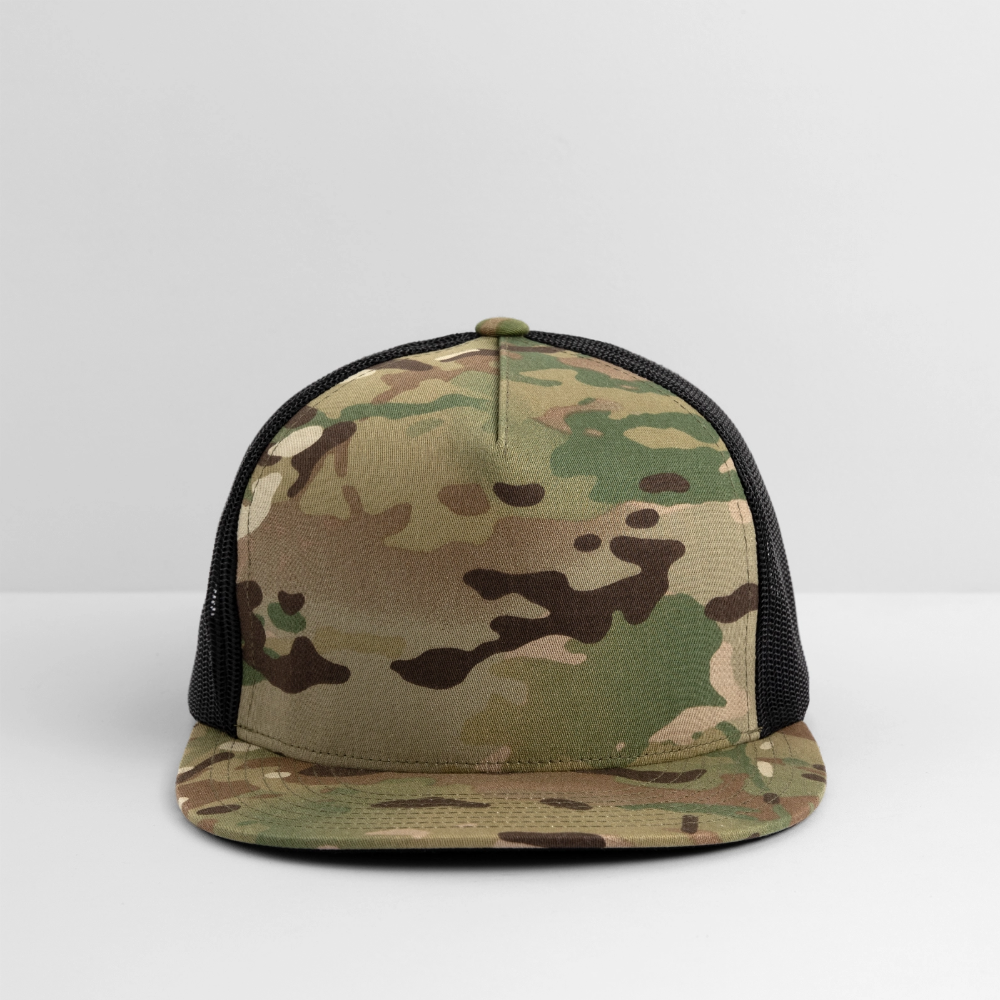FLORIDA PIPEFILLERS LOCAL 420 CAMO Trucker Hat - MultiCam\black