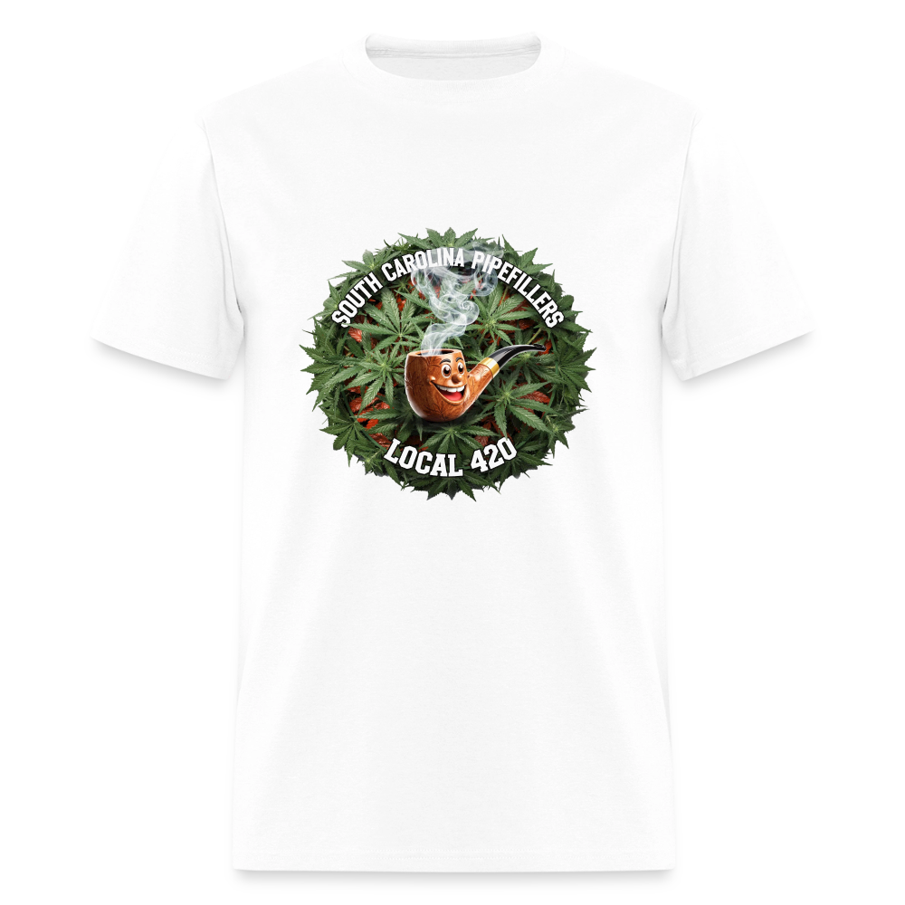 SOUTH CAROLINA PIPEFILLERS LOCAL 420 Men's T-Shirt - white